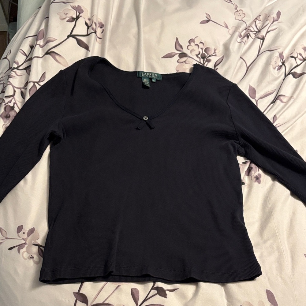 Ralph Lauren three-quarter-sleeve shirt